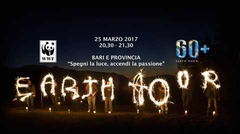 ''Earth Hour'': a Bari e provincia un'ora di buio per rispettare l'ambiente